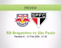 RB Bragantino São Paulo betting prediction (22 February 2026)