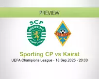 Sporting CP Kairat betting prediction (18 September 2025)