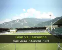 Sion Lausanne betting prediction (12 April 2026)
