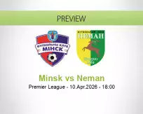 Minsk Neman betting prediction (10 April 2026)