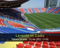 Levante Cádiz betting prediction (22 January 2022)