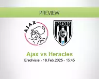 Ajax Heracles betting prediction (16 February 2025)