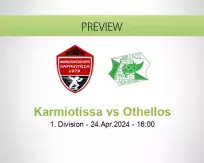 Karmiotissa Othellos betting prediction (24 April 2024)