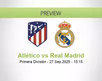 Atlético Real Madrid betting prediction (27 September 2025)