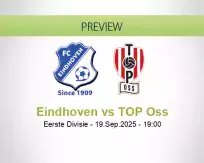 Eindhoven TOP Oss betting prediction (19 September 2025)