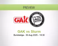 GAK Sturm betting prediction (30 August 2025)