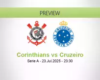 Corinthians Cruzeiro betting prediction (23 July 2025)