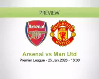 Arsenal Man Utd betting prediction (25 January 2026)