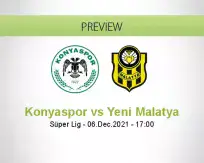 Konyaspor Yeni Malatya betting prediction (06 December 2021)