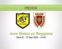 Juve Stabia Reggiana betting prediction (13 September 2025)