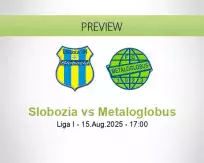 Slobozia Metaloglobus betting prediction (15 August 2025)