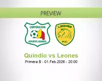 Quindío Leones betting prediction (01 February 2026)