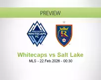 Whitecaps Salt Lake betting prediction (22 February 2026)