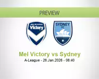 Mel Victory vs Sydney