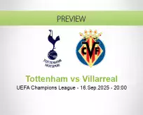 Tottenham Villarreal betting prediction (16 September 2025)