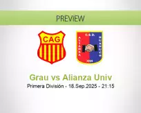 Grau Alianza Univ betting prediction (18 September 2025)