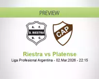 Riestra Platense betting prediction (02 March 2026)