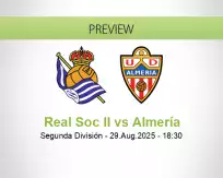 Real Soc II Almería betting prediction (29 August 2025)