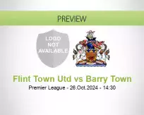 Flint Town Utd Barry Town betting prediction (26 October 2024)