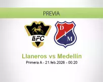 Llaneros vs Medellín