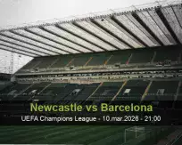 Newcastle vs Barcelona