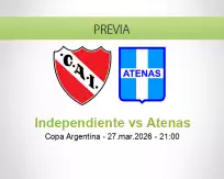 Independiente vs Atenas