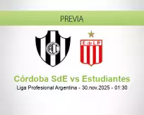 Córdoba SdE vs Estudiantes