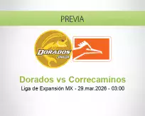 Pronóstico Dorados Correcaminos (29 marzo 2026)