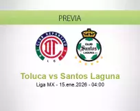 Toluca vs Santos Laguna