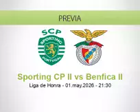 Pronóstico Sporting CP II Benfica II (01 mayo 2026)