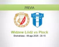 Pronóstico Widzew Łódź Płock (09 agosto 2025)
