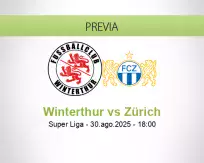 Pronóstico Winterthur Zürich (30 agosto 2025)