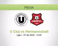 Pronóstico U Cluj Hermannstadt (07 diciembre 2025)