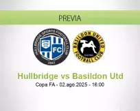 Pronóstico Hullbridge Basildon Utd (02 agosto 2025)
