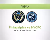 Pronóstico Philadelphia NYCFC (01 marzo 2026)