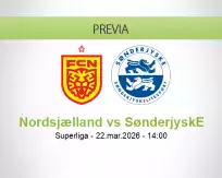 Pronóstico Nordsjælland SønderjyskE (22 marzo 2026)