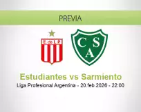 Estudiantes vs Sarmiento