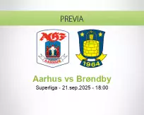 Pronóstico Aarhus Brøndby (21 septiembre 2025)