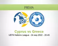Pronóstico Cyprus Greece (24 septiembre 2022)
