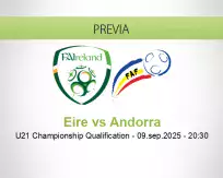 Pronóstico Eire Andorra (09 setiembre 2025)