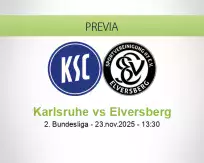 Pronóstico Karlsruhe Elversberg (23 noviembre 2025)