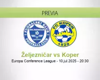 Pronóstico Željezničar Koper (10 julio 2025)