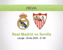 Pronóstico Real Madrid Sevilla (20 diciembre 2025)