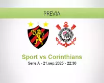 Pronóstico Sport Corinthians (21 septiembre 2025)