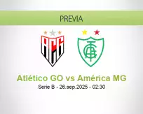 Pronóstico Atlético GO América MG (25 septiembre 2025)