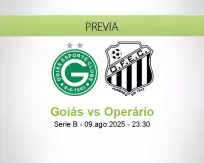 Pronóstico Goiás Operário (09 agosto 2025)