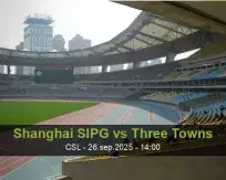 Pronóstico Shanghai SIPG Three Towns (26 septiembre 2025)
