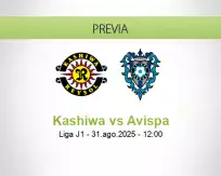 Pronóstico Kashiwa Avispa (31 agosto 2025)