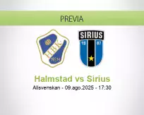 Pronóstico Halmstad Sirius (09 agosto 2025)