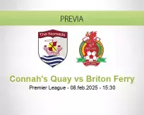 Pronóstico Connah's Quay Briton Ferry (08 febrero 2025)